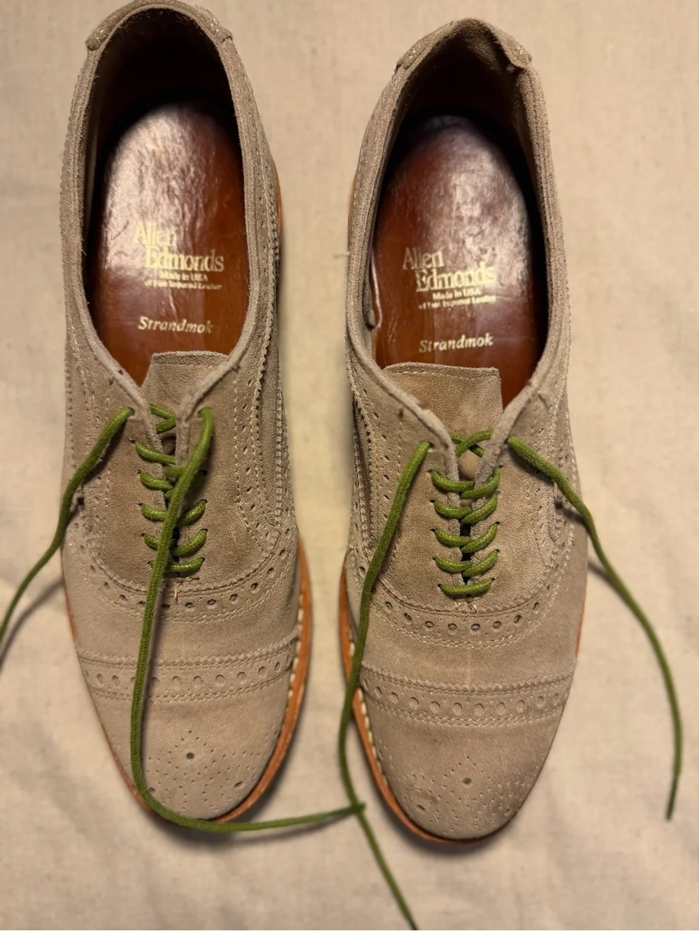 Allen Edmonds Strandmonk Sz 7 Suede